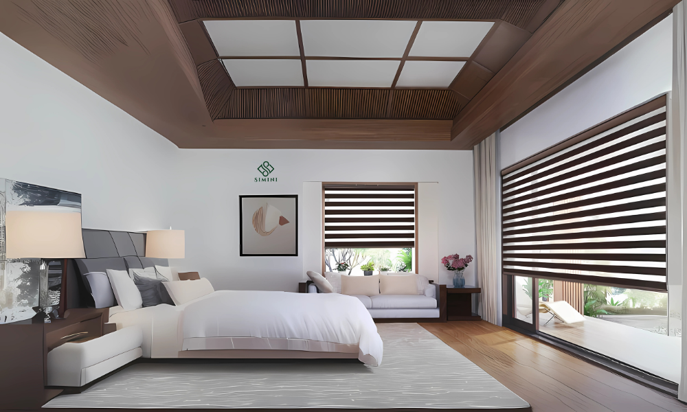 Mành Cuốn Cầu Vồng Cho Phòng Ngủ