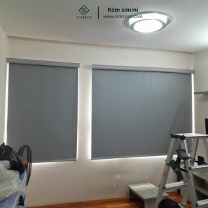 Rèm Cuốn Trơn Simini In Tranh Biến Cửa Sổ Thành Tác Phẩm Rèm Simini cuốn trơn hiện đại